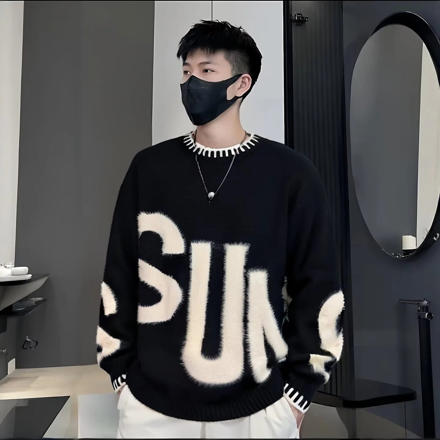 Artistic Retro Polar Fleece Pullover