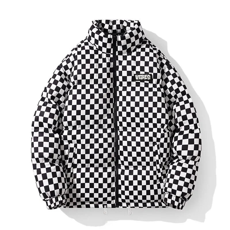 Plaid Cotton Jacket – Korean Style