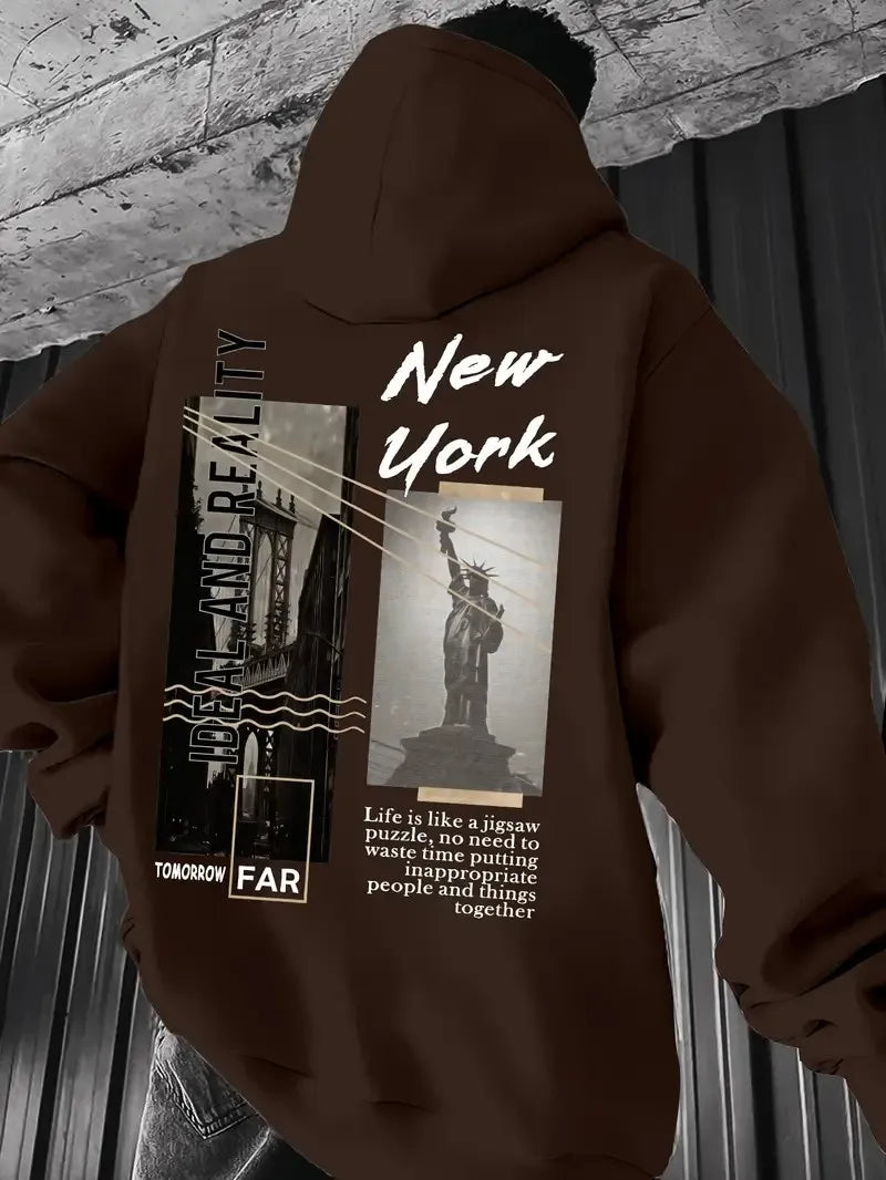 3D Liberty Print Hoodie – 2025 Casual Street Style