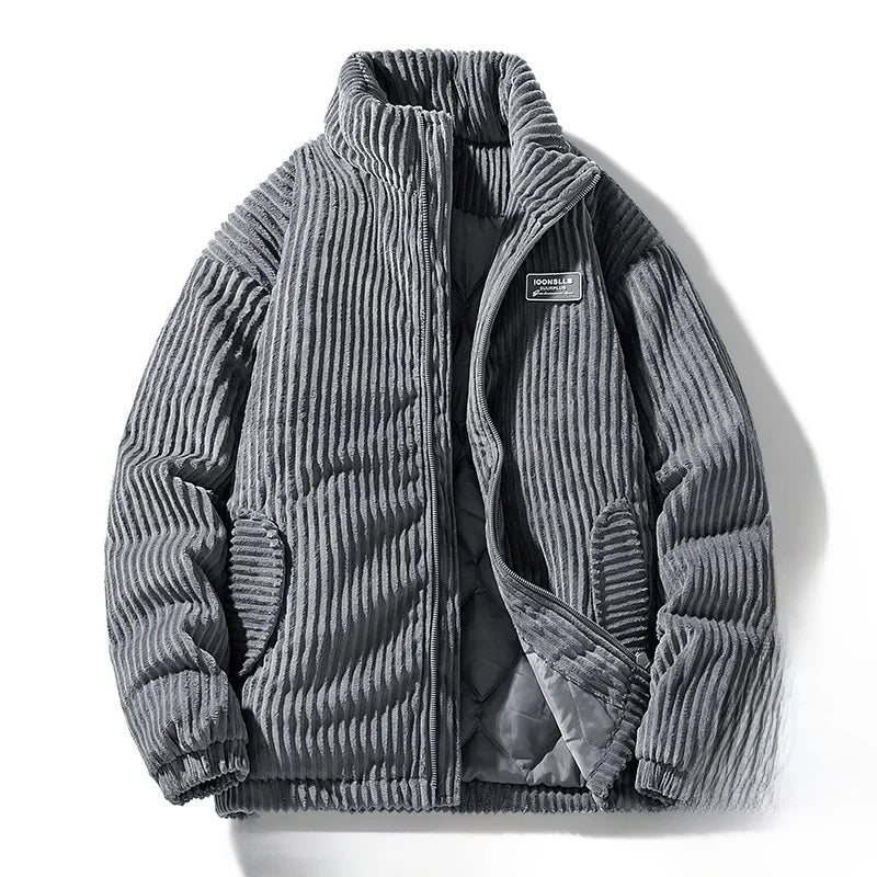 Corduroy Padded Jacket – Retro American