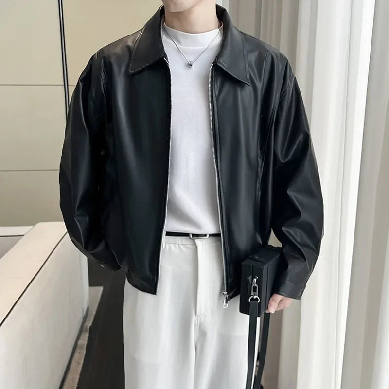 Leather Jacket – Korean Street Style