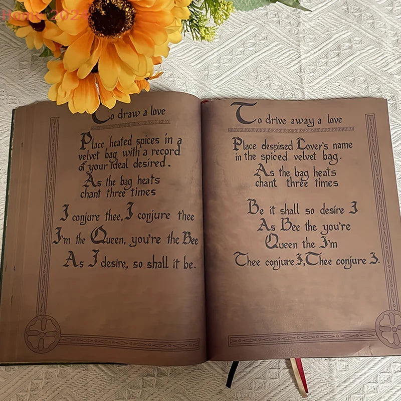 Green Spellbook – Retro Bound Journal Edition