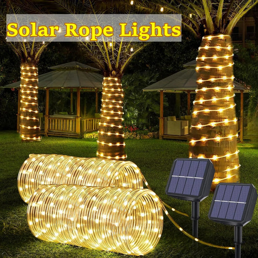 Aura Solar Rope Lights — Fence, Patio & Seasonal Accents