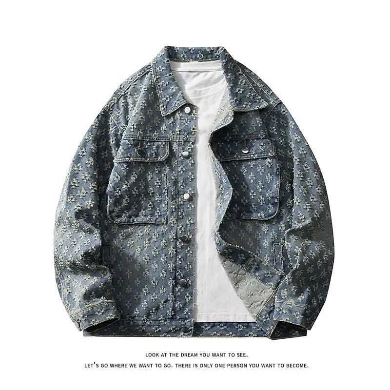 Color Block Denim Jacket