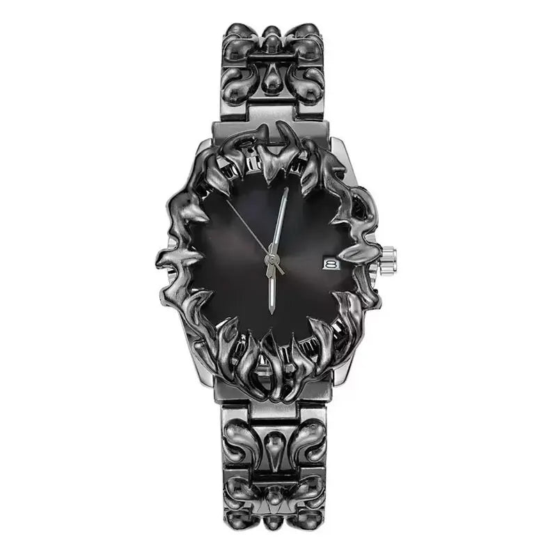 Men's paw shaped watch with unique design for parties and dates
