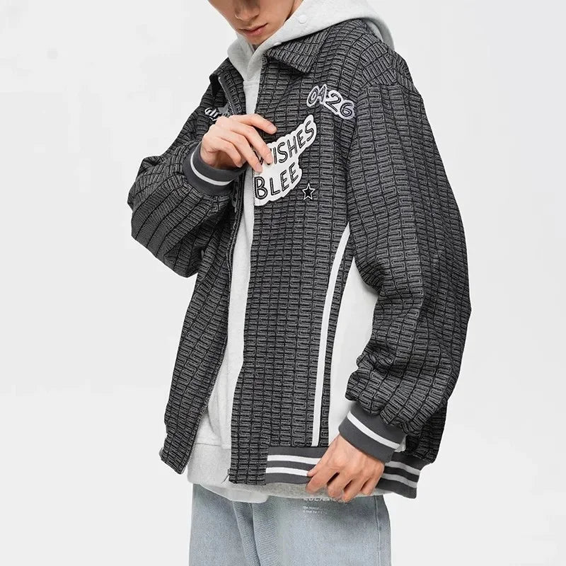 Loose-Fit Letter Jacket