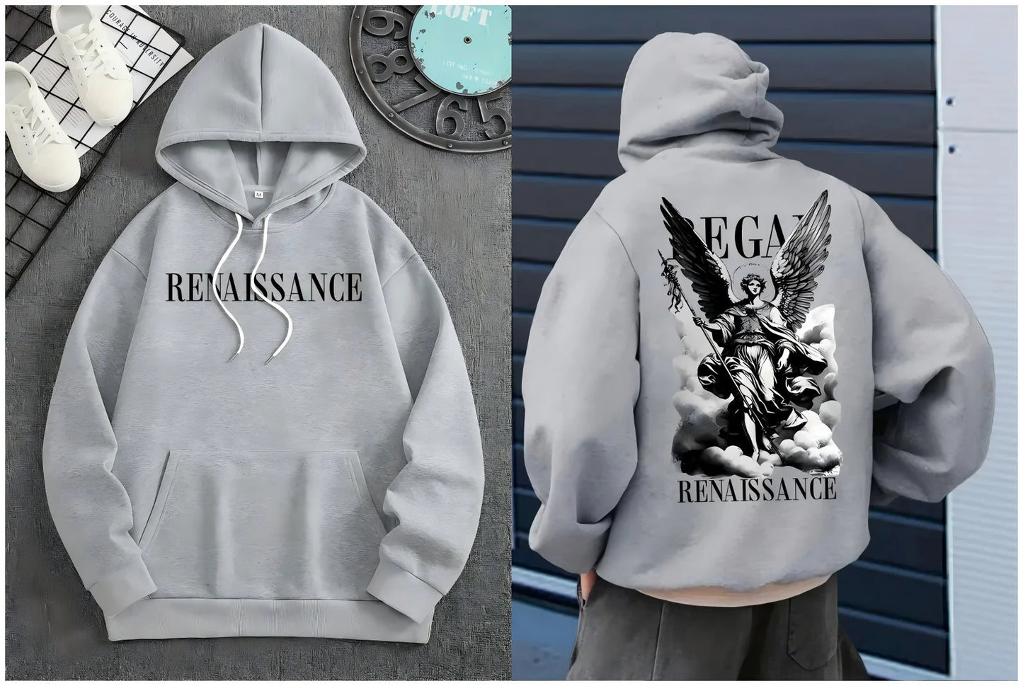 Angel Letter Hoodie – Soft Autumn Street Style