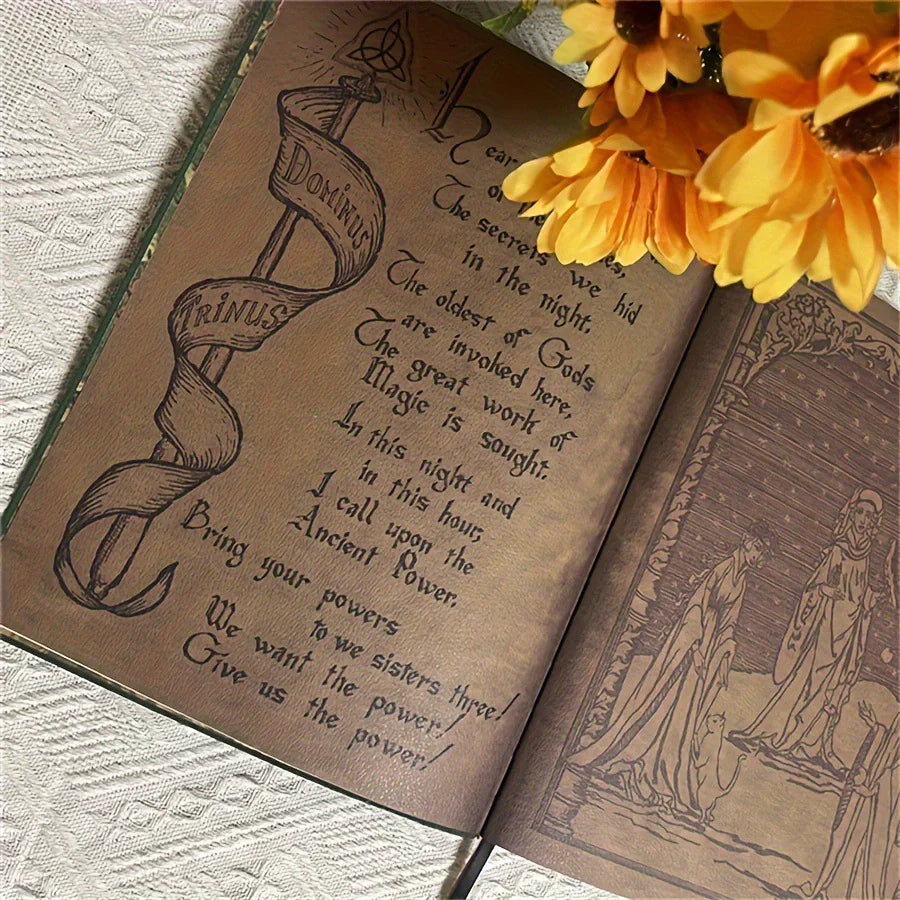 Green Spell Journal – Retro Book of Shadows Edition