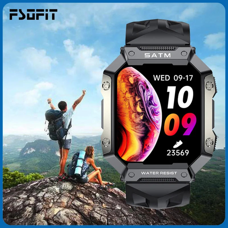 Smartwatch • Waterproof • Health Tracking • Fitness Monitor