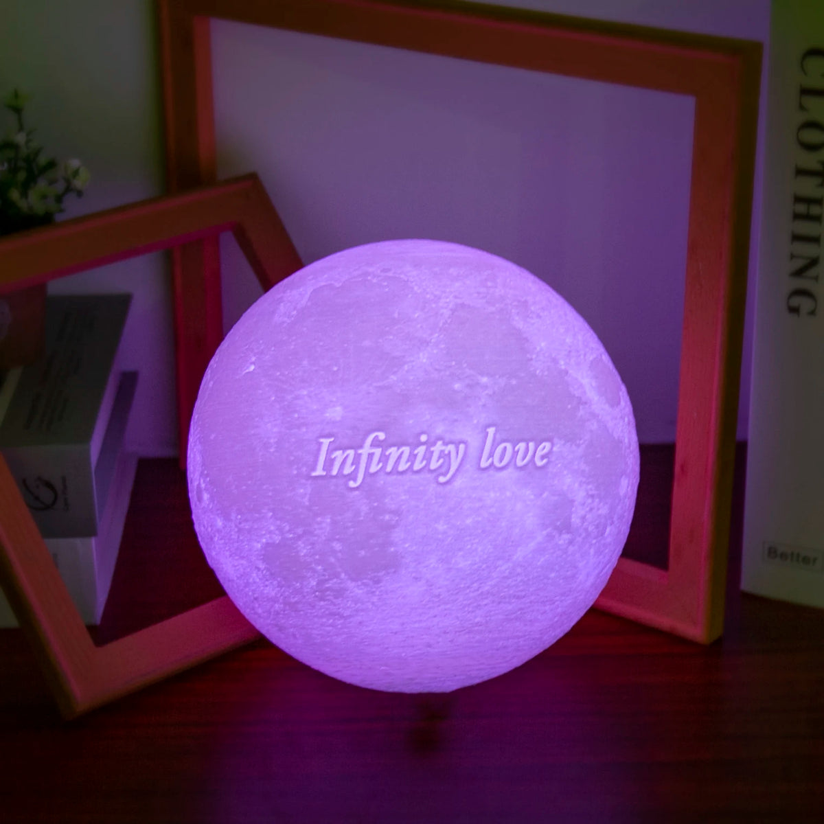 Aura Moon Lamp — 3D Printed