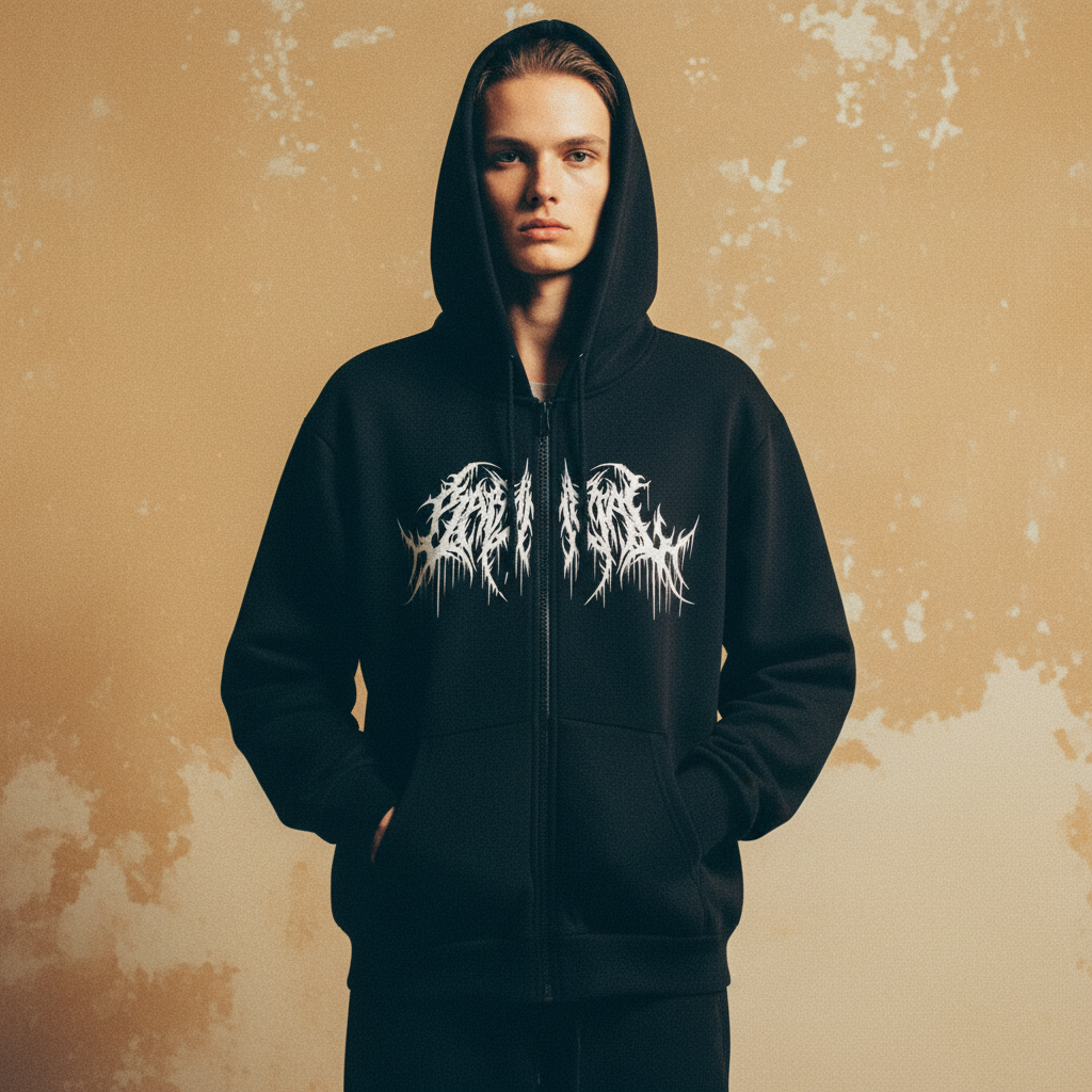 Y2K Graphic Hoodie – Gothic Hip Hop High Street Style