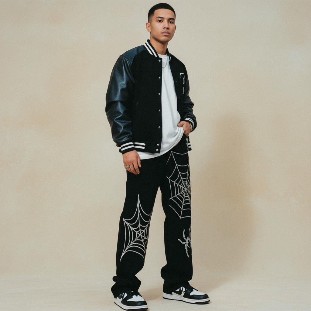 Wide-Leg Sports Pants – High Street Summer Style