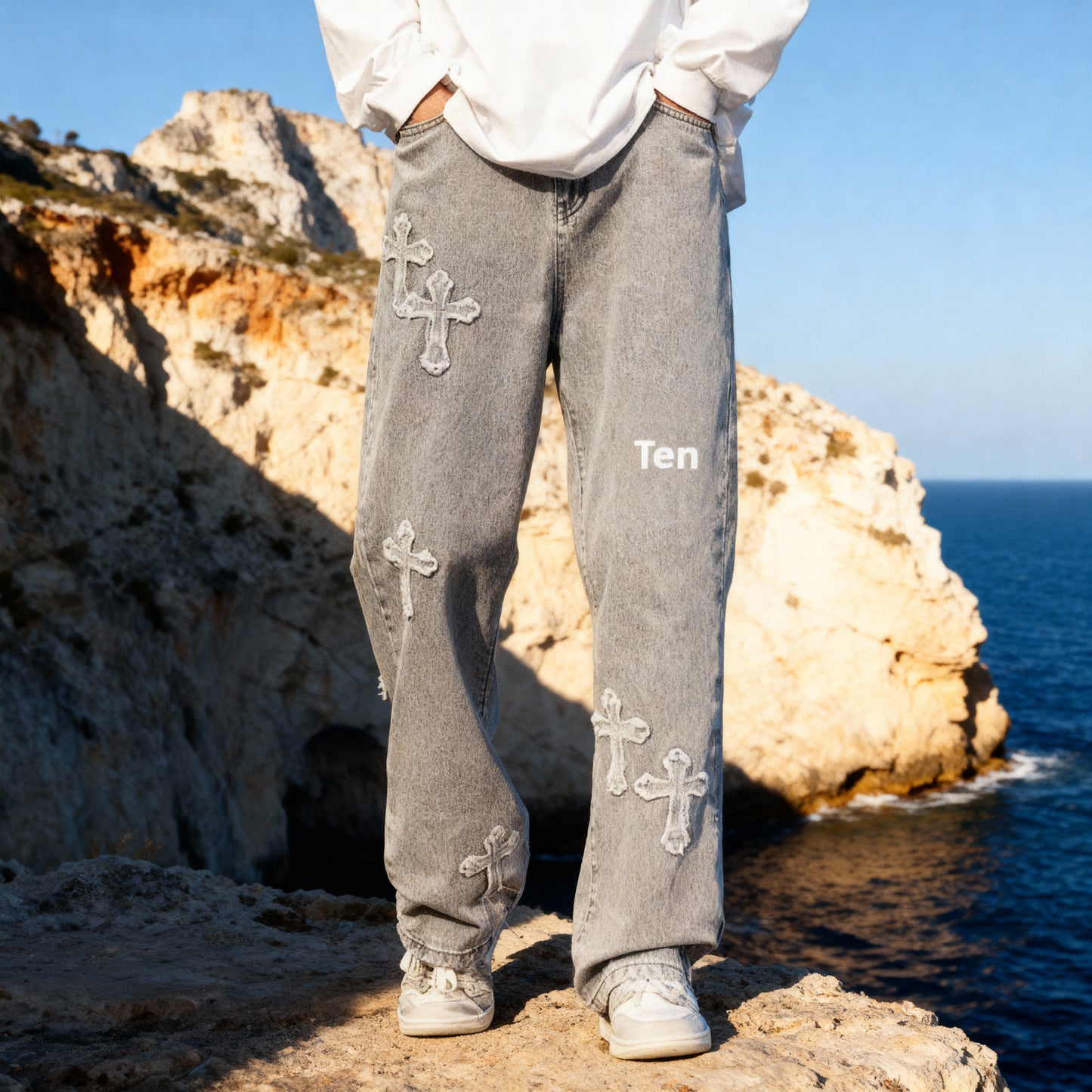 Straight-Leg Jeans – Trendy Loose Fit Style