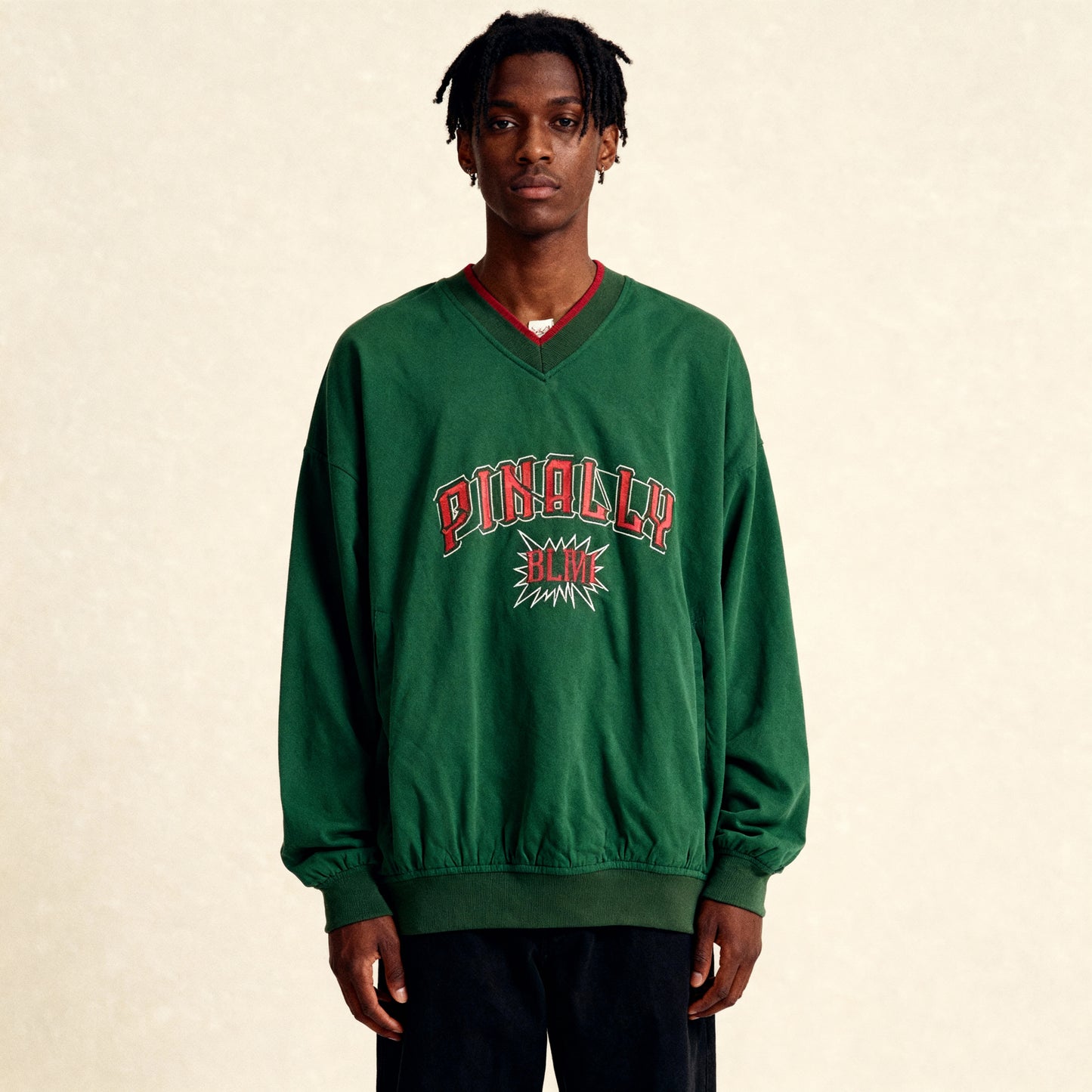 Embroidered Crewneck – Korean Urban Street Style