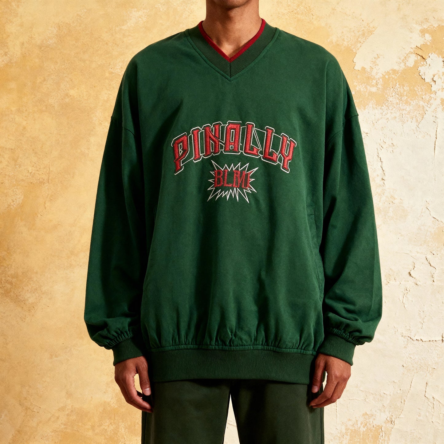 Embroidered Crewneck – Korean Urban Street Style