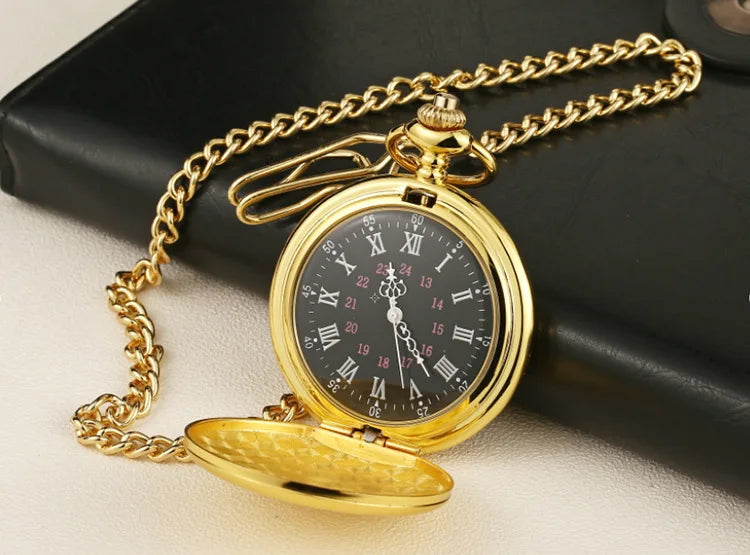 Vintage Roman Dial Pendant Fob Watch