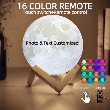 Aura Moon Lamp — 3D Printed