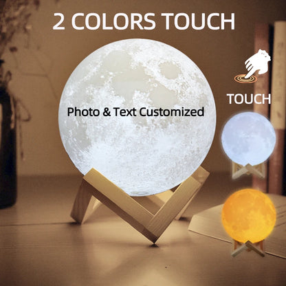 Aura Moon Lamp — 3D Printed