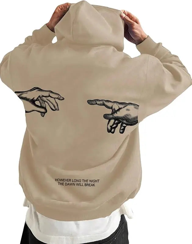 Letter Print Hoodie – 2025 High-Quality Street Style