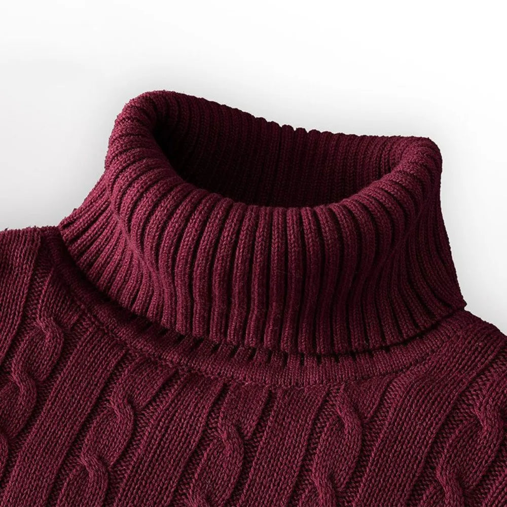 Classic High Neck Knit
