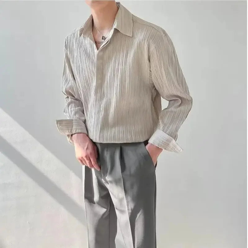 Korean Style Iron-Free Shirt