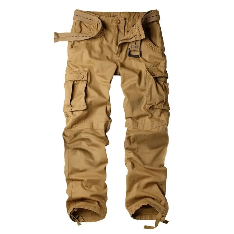 Multi-Pocket Cotton Sweatpants – Outdoor Loose Fit