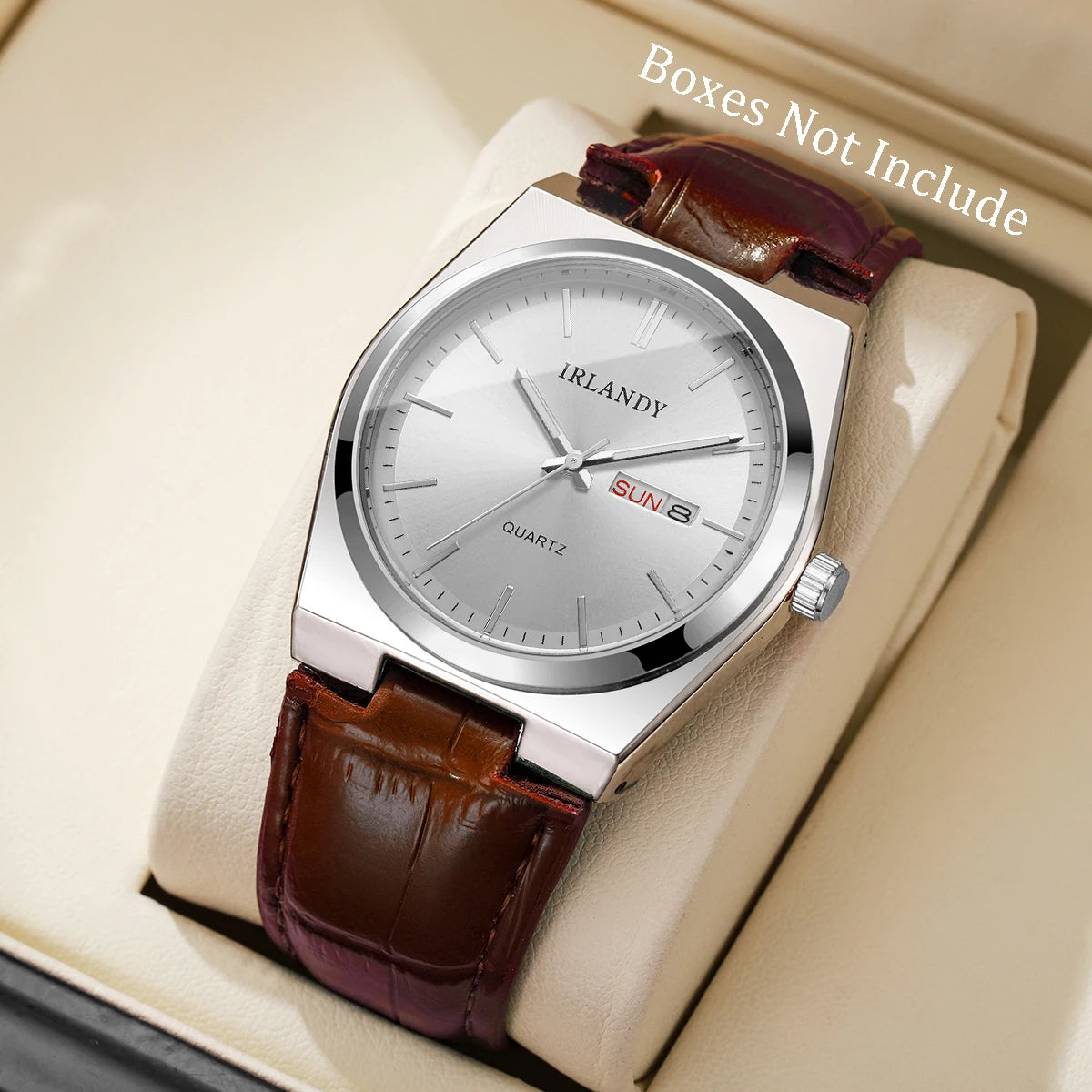 Leather Strap Wristwatch Relog Hombre