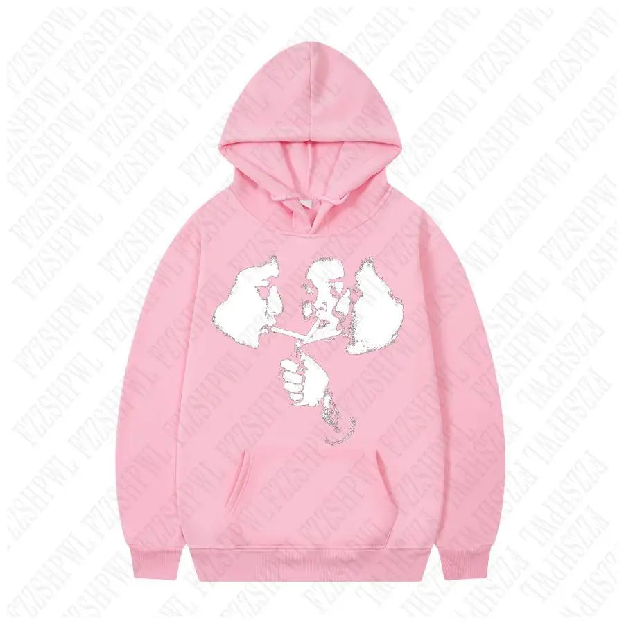 Pattern Hoodie – 2025 Y2K Harajuku Streetwear