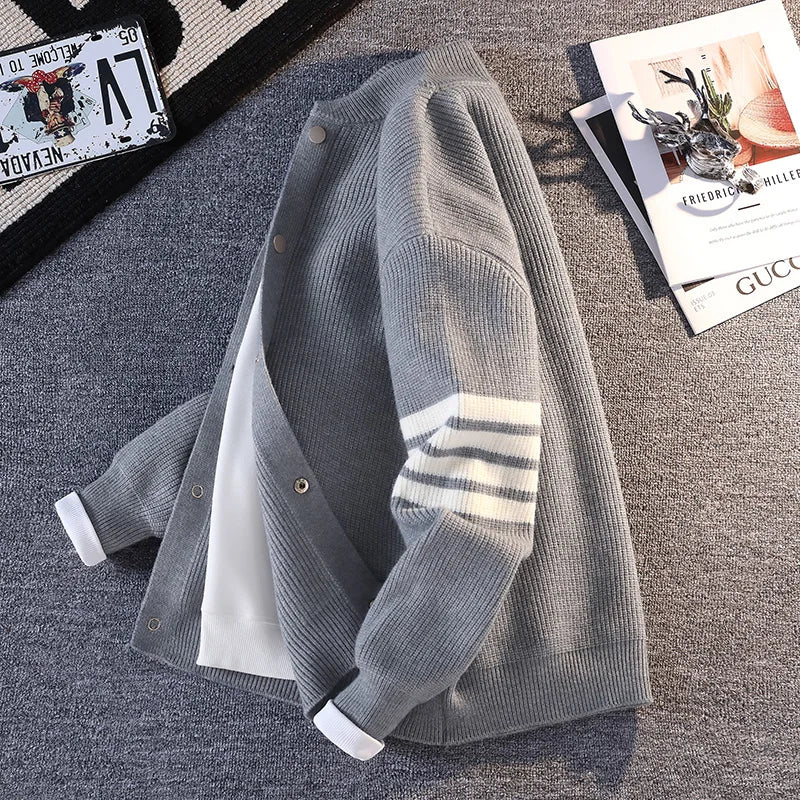 Color-Block Knit Cardigan