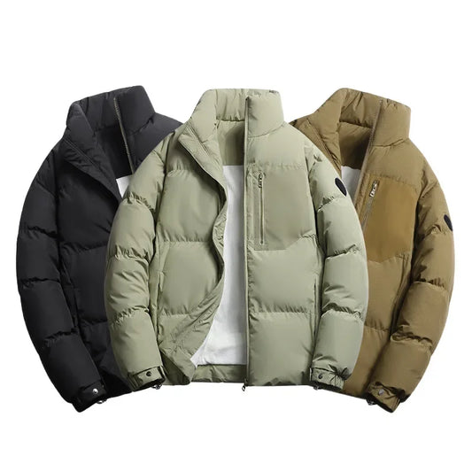 Fleece-Lined Cotton Jacket – Warm