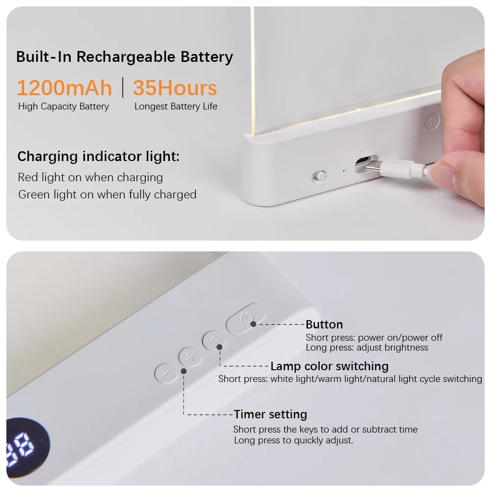 Aura Bookmark Reading Light — Portable LED