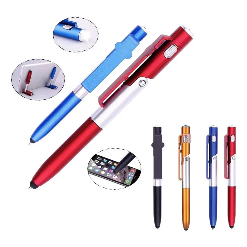 4 In 1 Multifunction Ballpoint Pen with LED Light