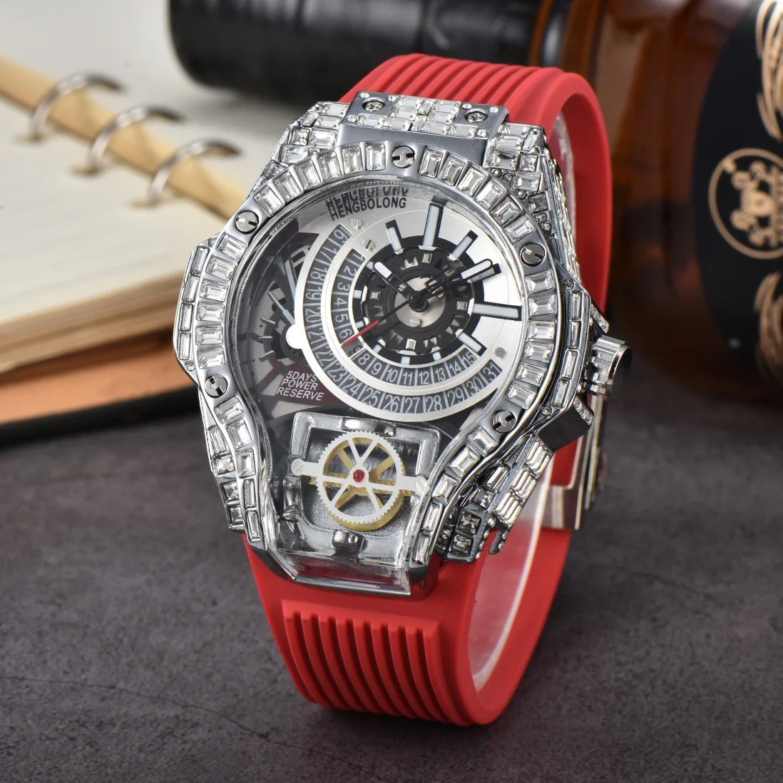 Full diamond Case Business Luxury Creative Watch