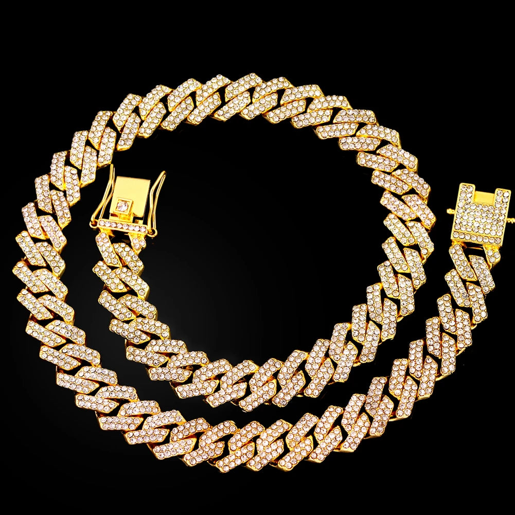 Iced Gold Cuban Chain
