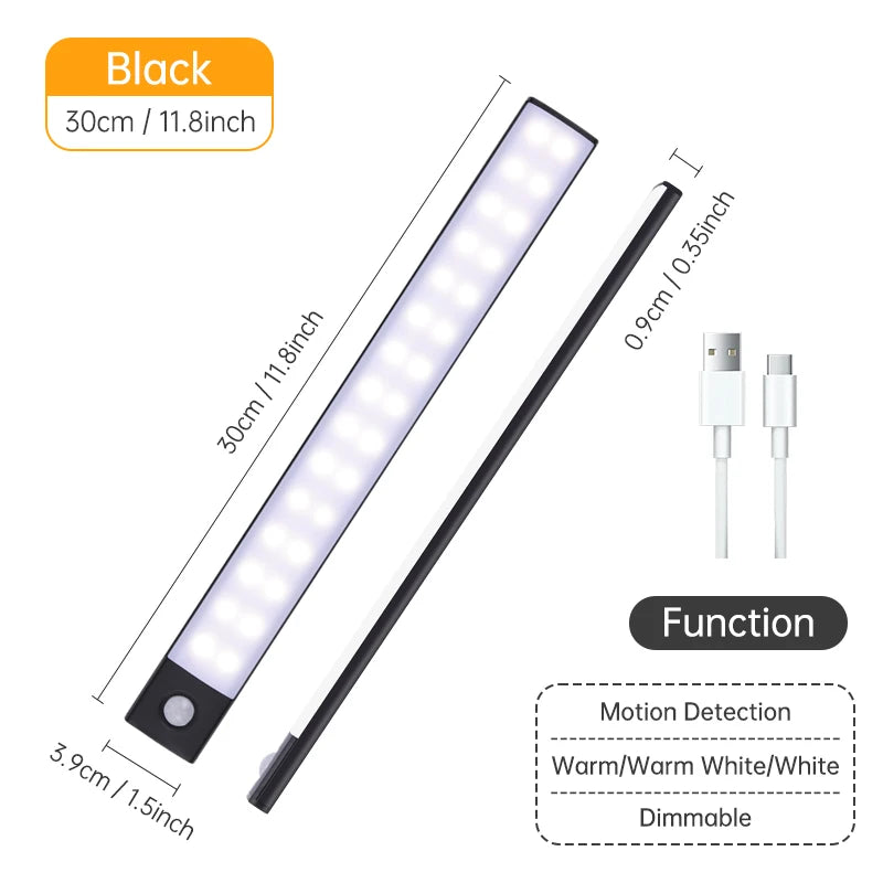 Aura Glow Bar — Motion-Sensor Cabinet Light