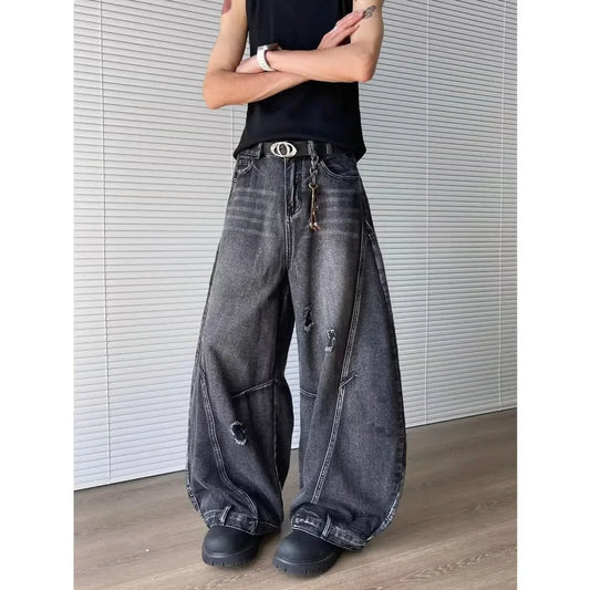 Vintage Knife-Edge Jeans – Loose American Fit