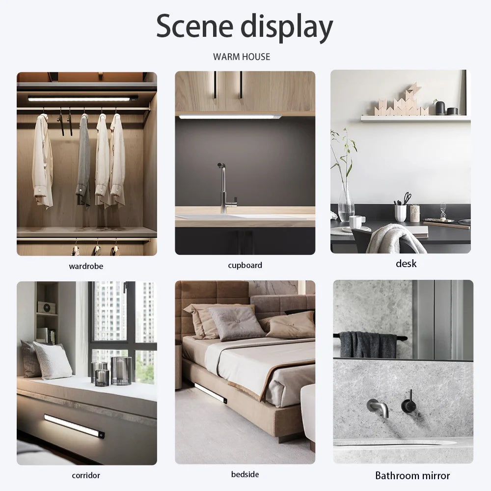 Aura Glow Bar — Motion-Sensor Cabinet Light