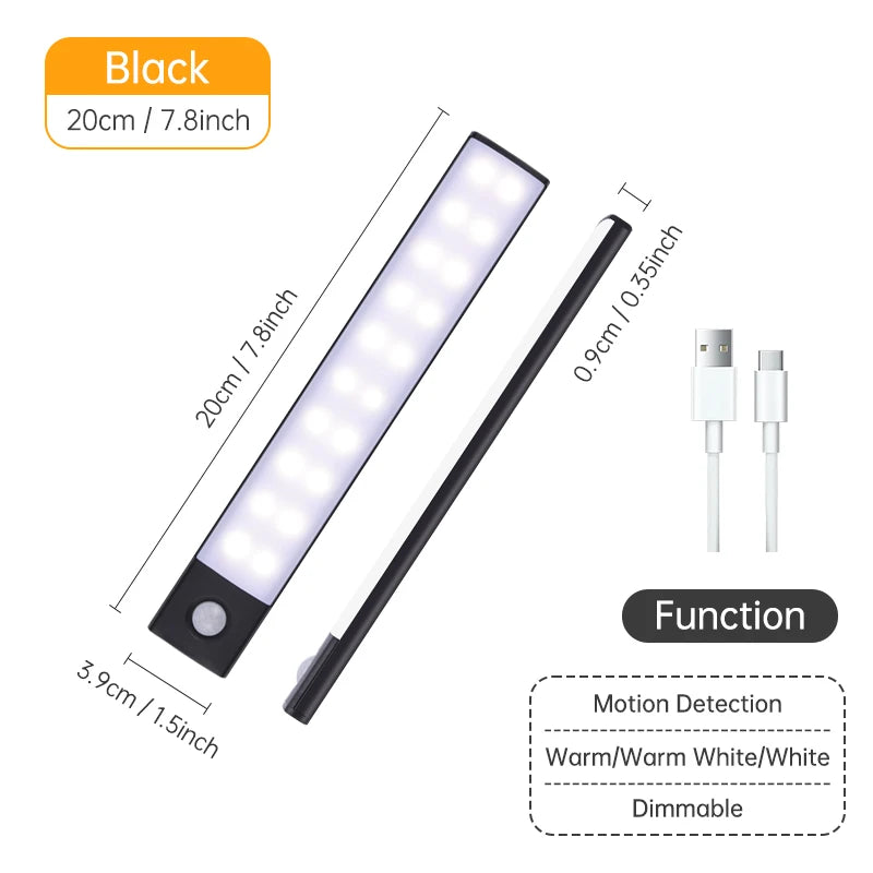 Aura Glow Bar — Motion-Sensor Cabinet Light
