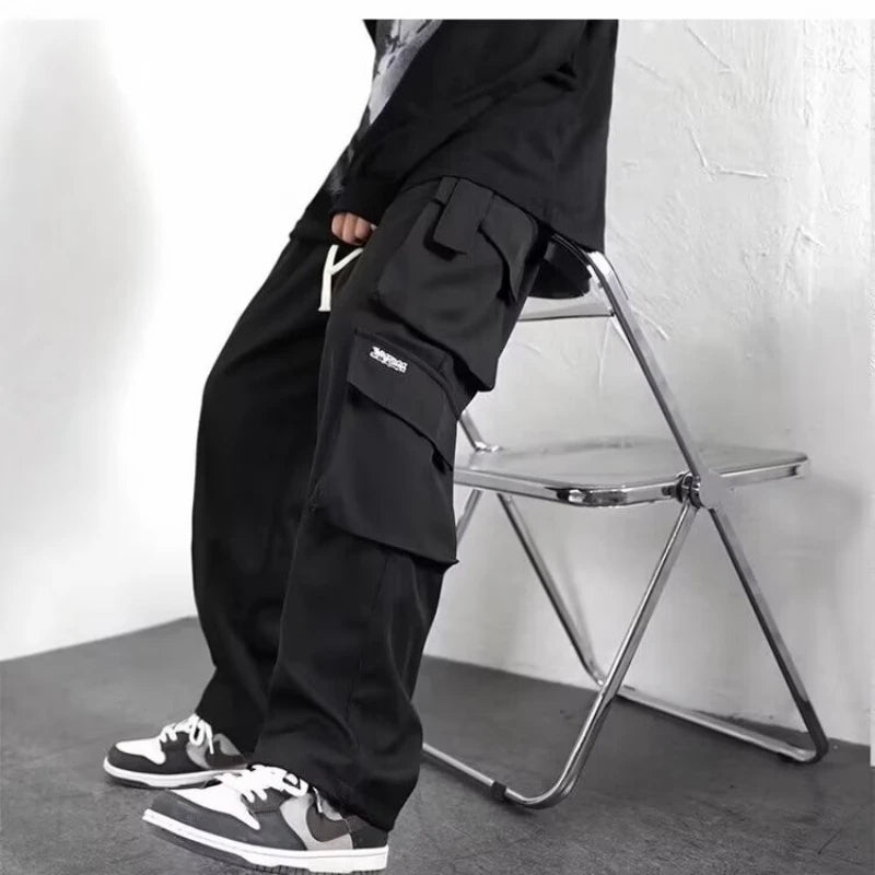 Baggy Cargo Joggers – Y2K Street Sport Style