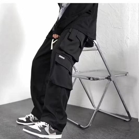 Baggy Cargo Joggers – Y2K Street Sport Style