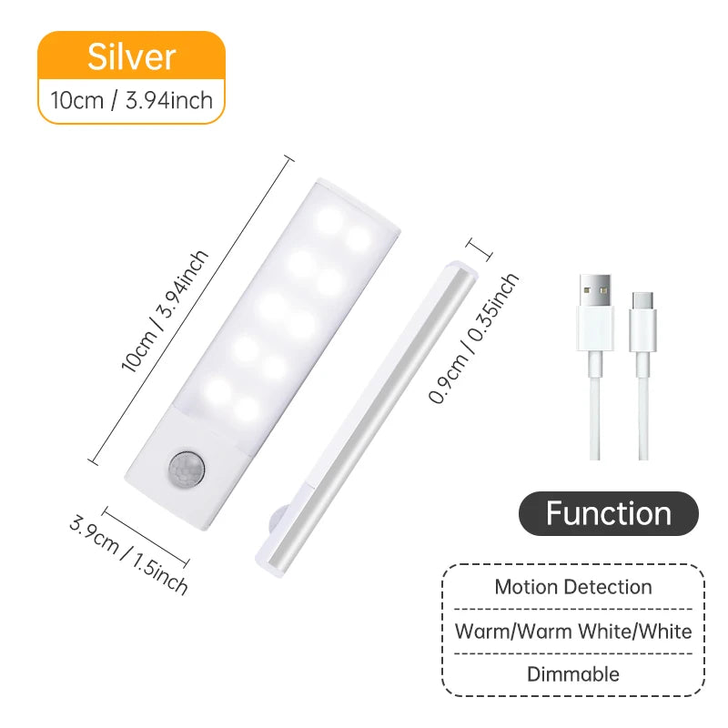 Aura Glow Bar — Motion-Sensor Cabinet Light
