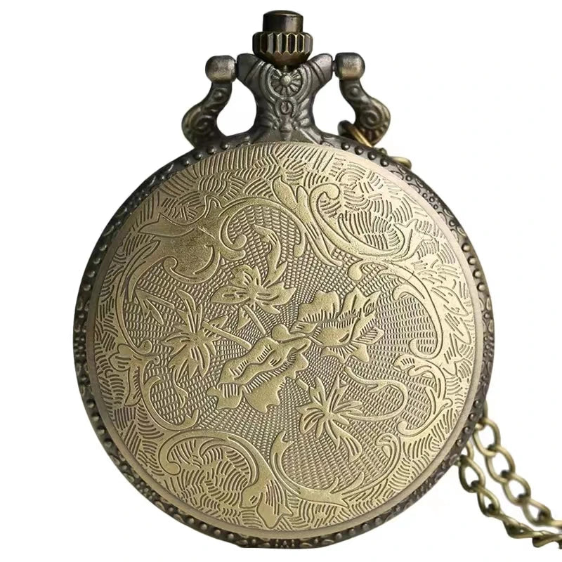 Bronze Poker Quartz Pocket Watch