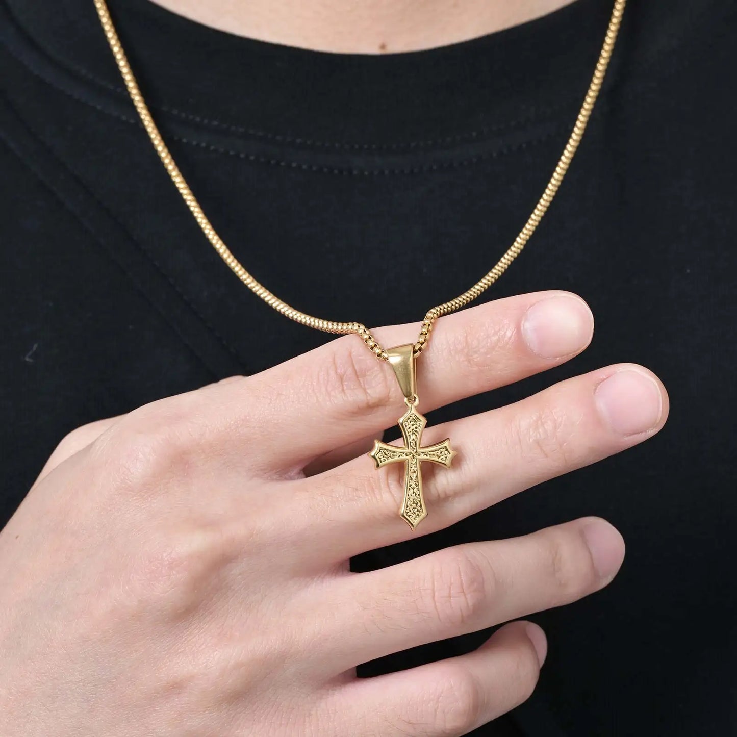Hip Hop Cross Necklace