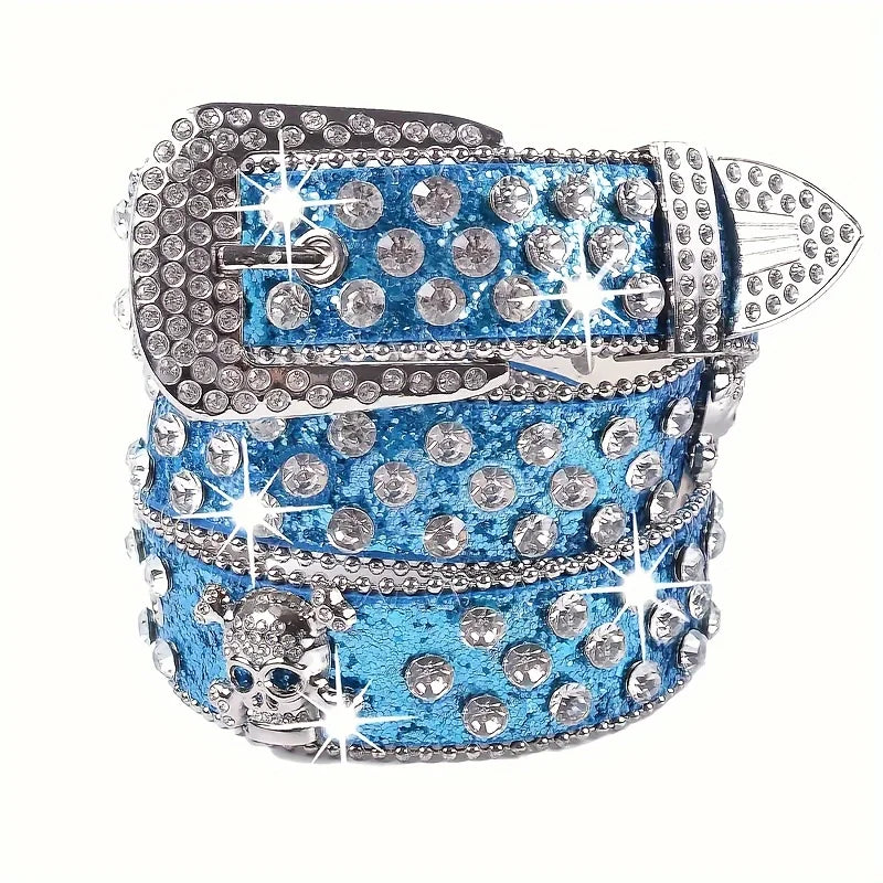Rhinestone Western Y2K Belt