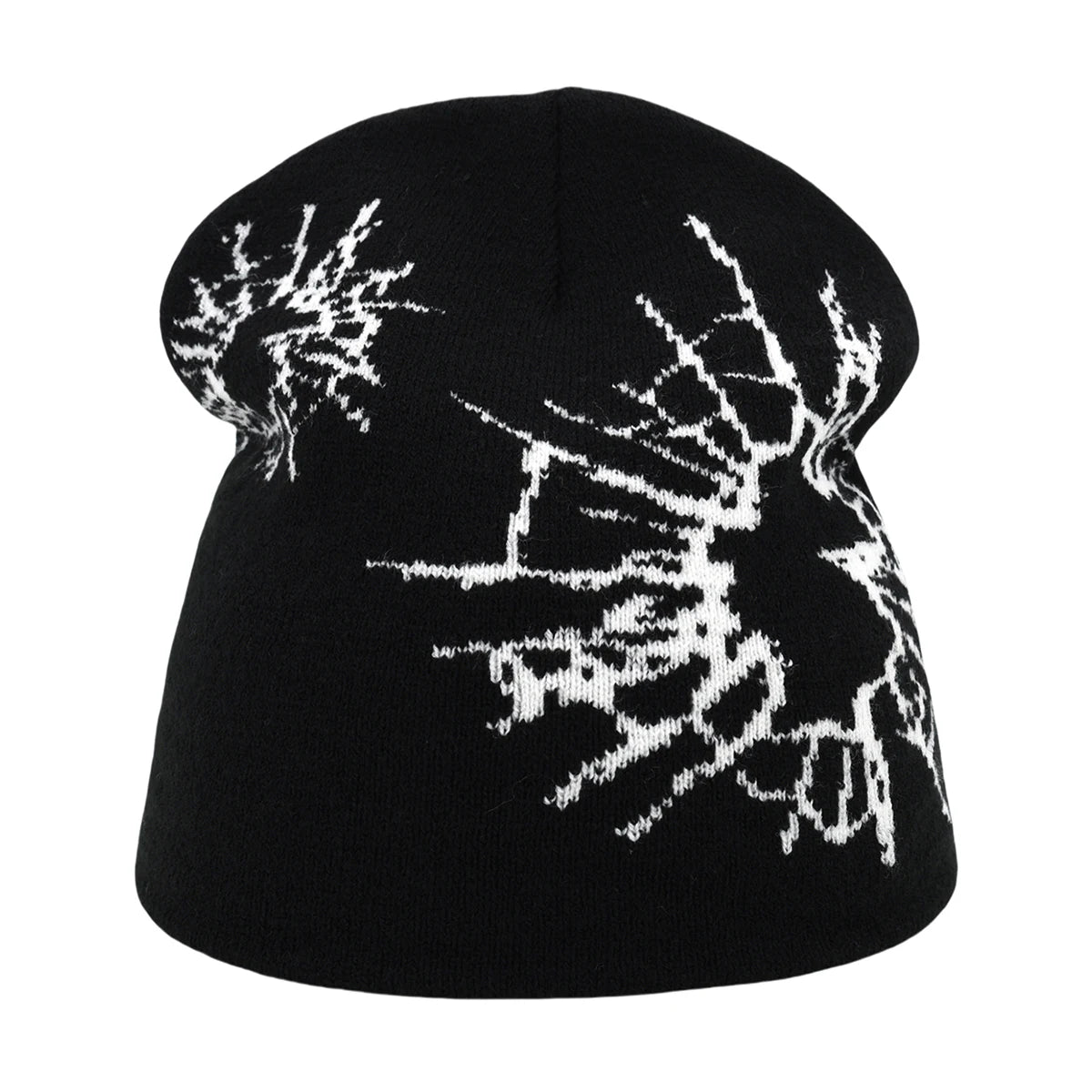 Y2K Skull Knit Beanie