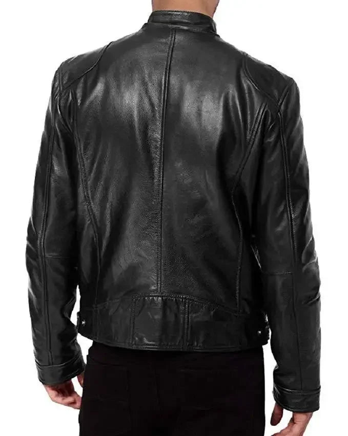 European Leather Moto Jacket