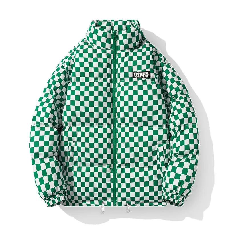 Plaid Cotton Jacket – Korean Style