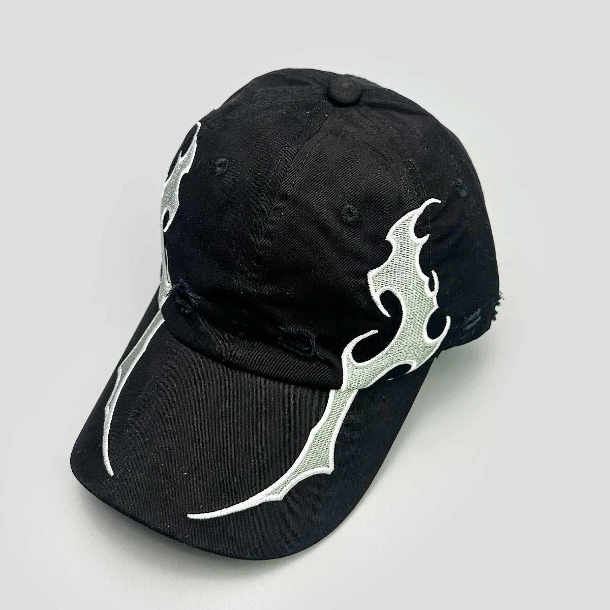 American Flame Embroidered Baseball Cap