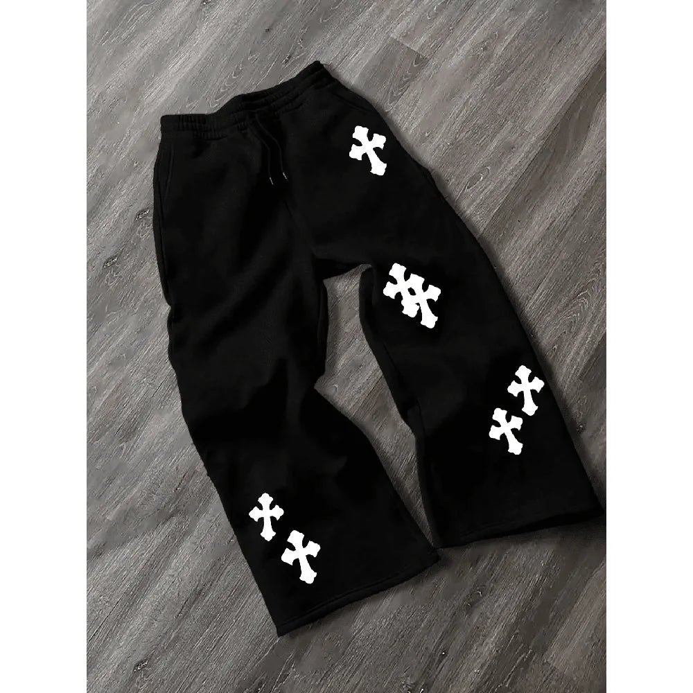Cross Print Pants – Vintage American Streetwear