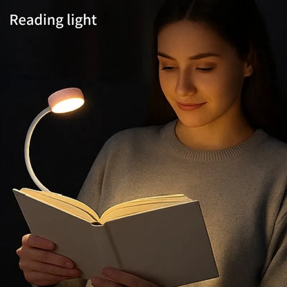 Aura Clip-On Reading Light — 3 Colour Modes, USB Rechargeable